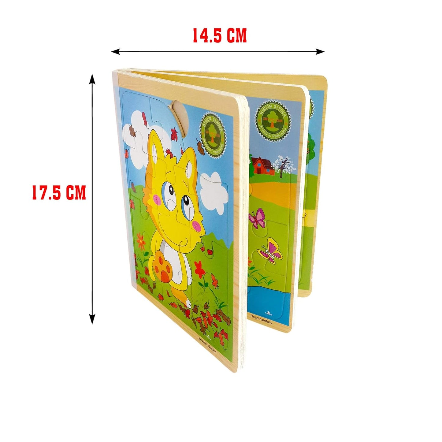 Wooden Book Puzzle - Random pack of 1