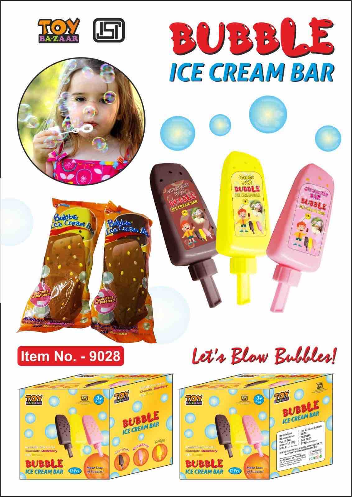 Bubble Icecream Bar - Any 1