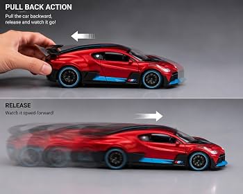 Bugatti Divo Die-Cast Toy Car 1:32 Scale with Light and Sound