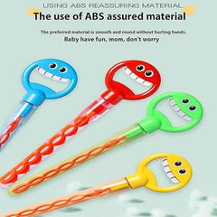 Buy 32 Hole Smiling Face Bubble Wands with Bubbles Refill