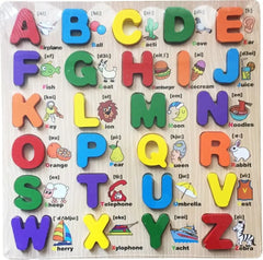 Capital ABCD - 3D Number Board with picture print