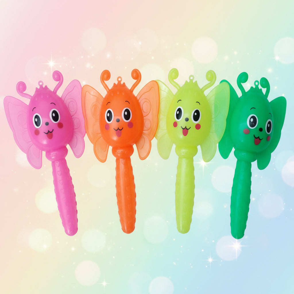 Sound and Lighting Rubber Rattle For Kids- Any 1