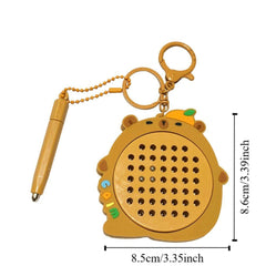 Capybara Magnetic Drawing Board Keyring DIY Drawing Toy - stress Relieving Toy