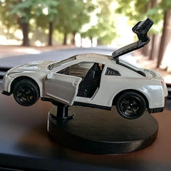 Car Dashboard Decoration Movable Spinning Car Ornament Rotating PVC Showpiece for Tabletop or Car Interior Styling-Any 1