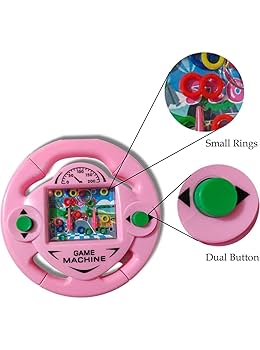 Car Steering Wheel Water Game Toys Wonderful Toys for Kids Dual Hand Play Water Ring Game