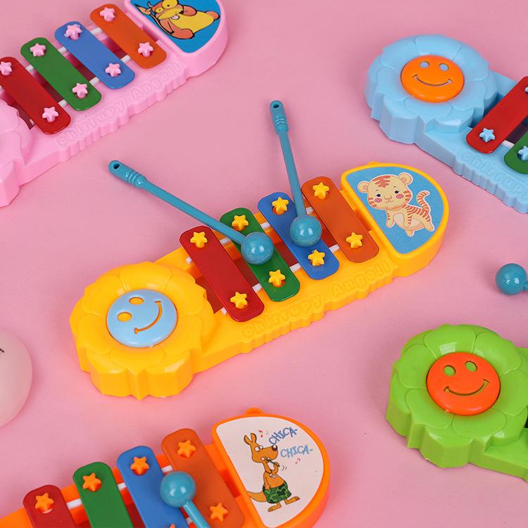 Cartoon 4 Notes Xylophone - Assorted Design - Any 1 Random