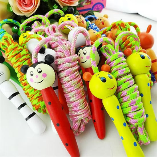 Wooden Cartoon Skipping Rope -Any 1