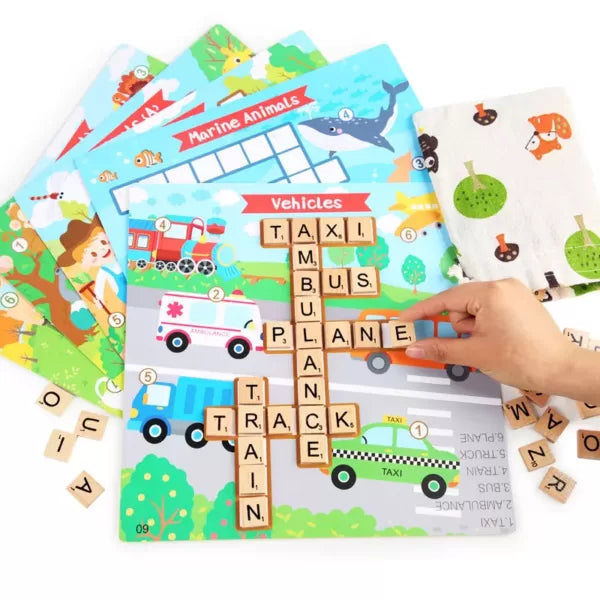 Childrens Cross word Game for 6 Years Kid