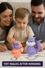 Chinku Minku 2 Pieces Key operated Toys - Random Colors Monkey and Squirrel Toy