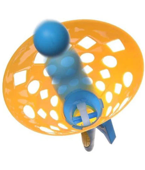 Click and Catch Twin Ball Launcher Game with 3 Balls Indoor Outdoor Toy Set, Pop & Catch Ball