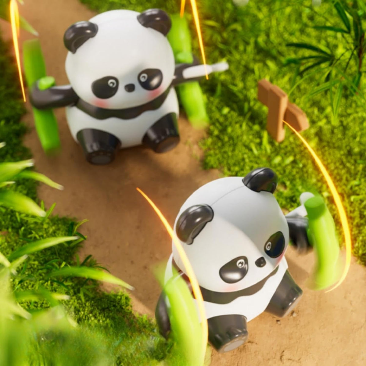Clockwork Panda Toys for Kids