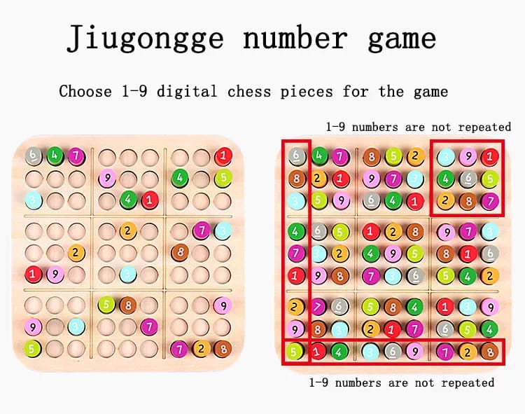 Colorful Sudoku Big with 3 level user manual
