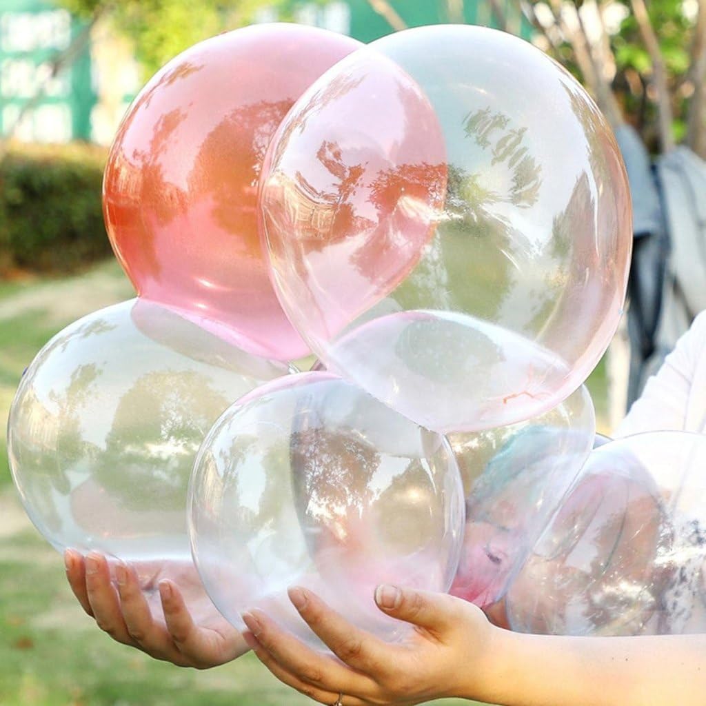 Colorful Blow Bubble Paste Balloon Makers Glue with Straw (Pack of 3 Tubes)