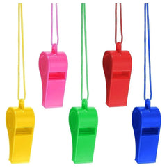 Colorful Plastic Whistle - Any 1 Random