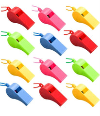 Colorful Plastic Whistle - Any 1 Random