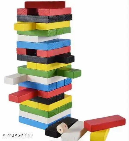 Big-Colorful Zenga Stack it pack it and go - small ( 48 pieces ) wiss toy