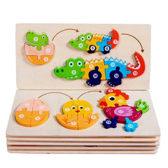 Colorful Life cycle Board Jigsaw Puzzle of Birds  and Animals - Any 1 Random puzzle