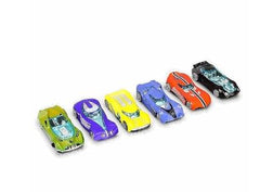 Colour Changing Alloy Cars Set, Hot Water Activated, Die Casr Car - Pack of 6 colour shifting car