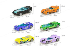 Colour Changing Alloy Cars Set, Hot Water Activated, Die Casr Car - Pack of 6 colour shifting car