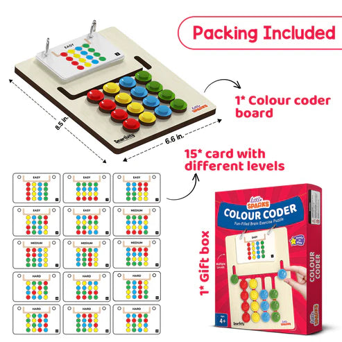 Colour Coder Board Game - DIY Activity Kit