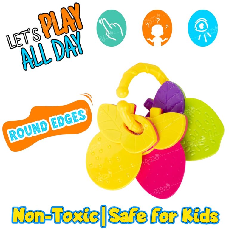 Colourful Non Toxic Set of 4 Attractive Rattle set Combo - New Born Gift