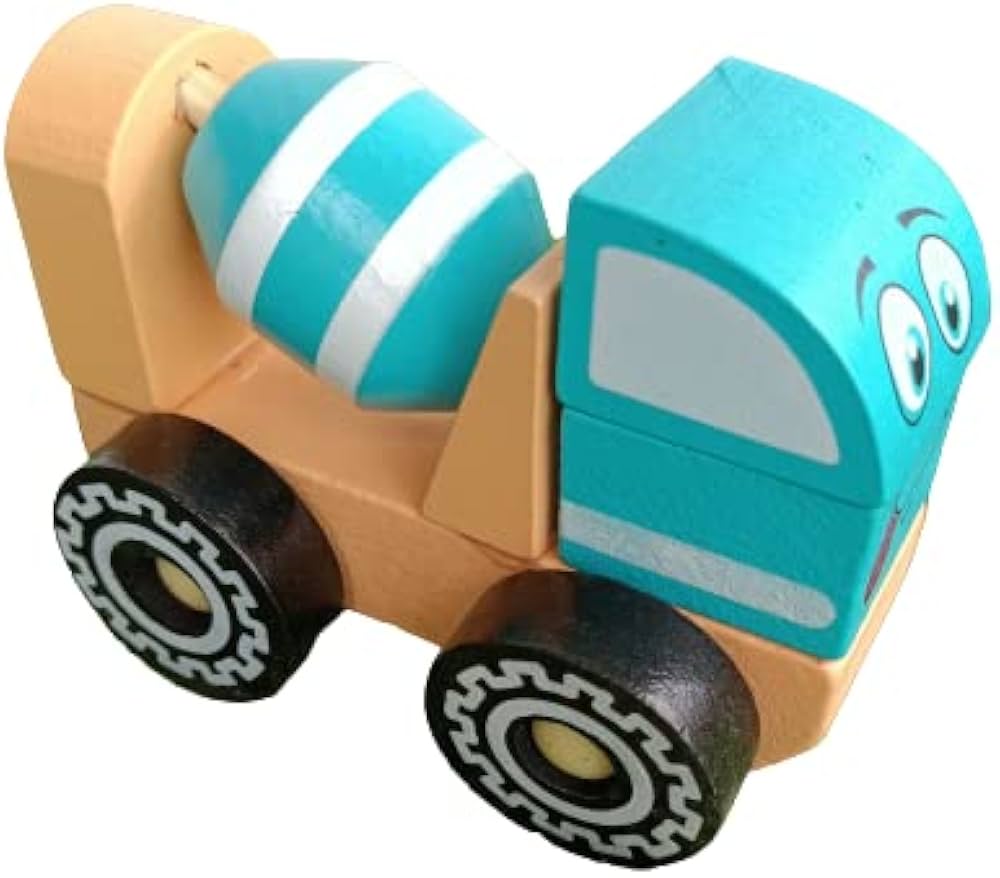 Wooden Concrete Mixer vehicle Stacking Type