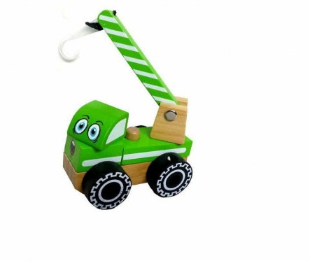 Wooden Crane vehicle Stacking Type