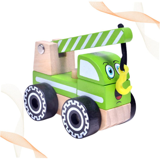 Wooden Crane vehicle Stacking Type
