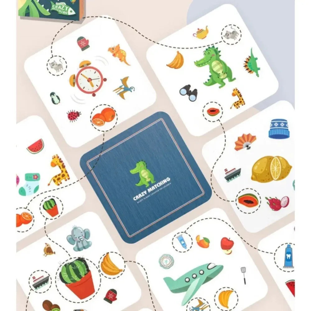 Crazy Matching Flash Card Game