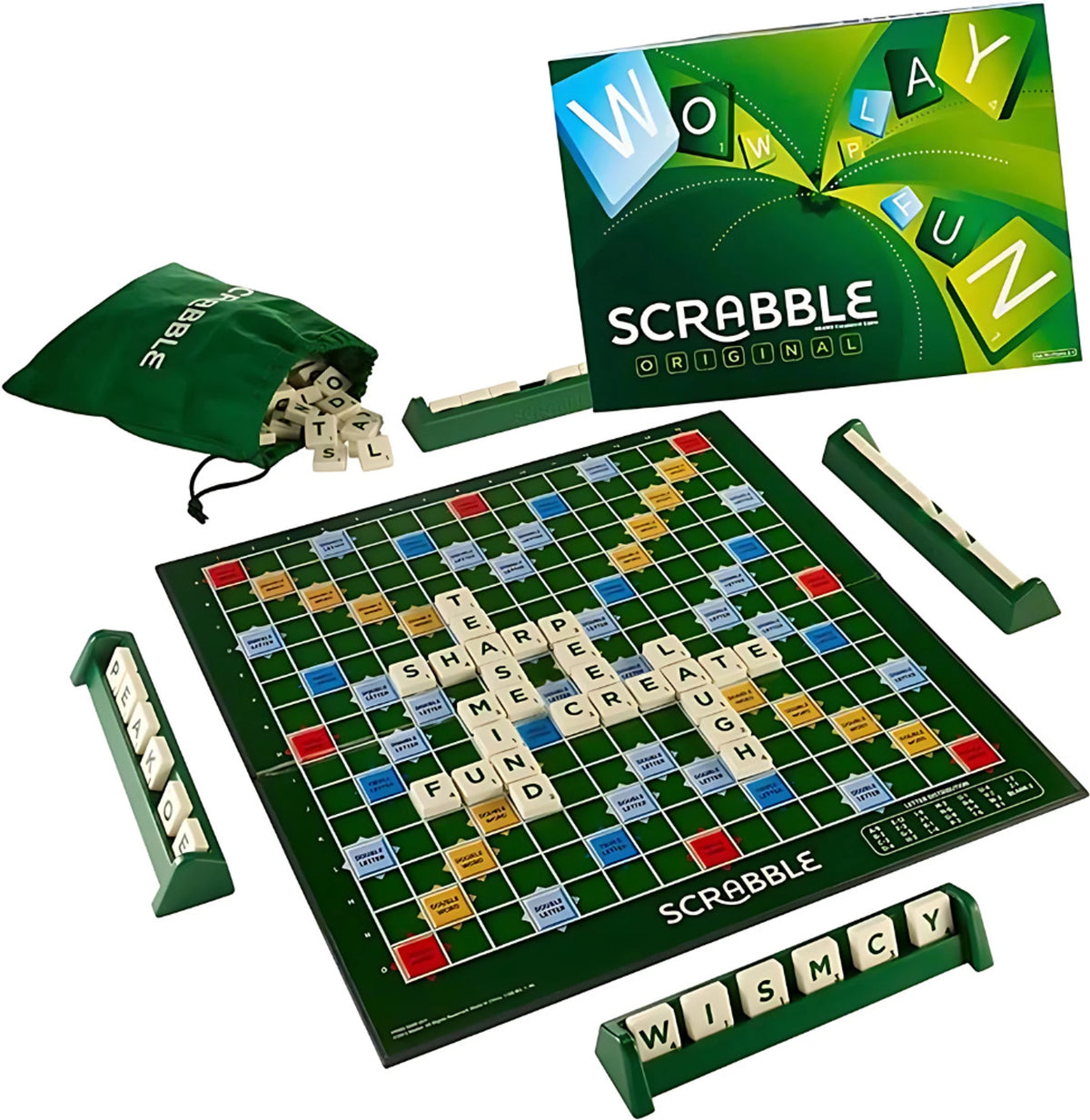 Scrabble Crossword Board Game - Educational, Word Games,Letters Game