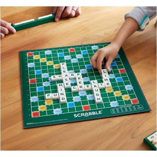 Scrabble Crossword Board Game - Educational, Word Games,Letters Game