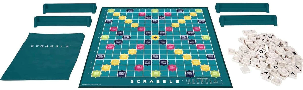 Scrabble Crossword Board Game - Educational, Word Games,Letters Game