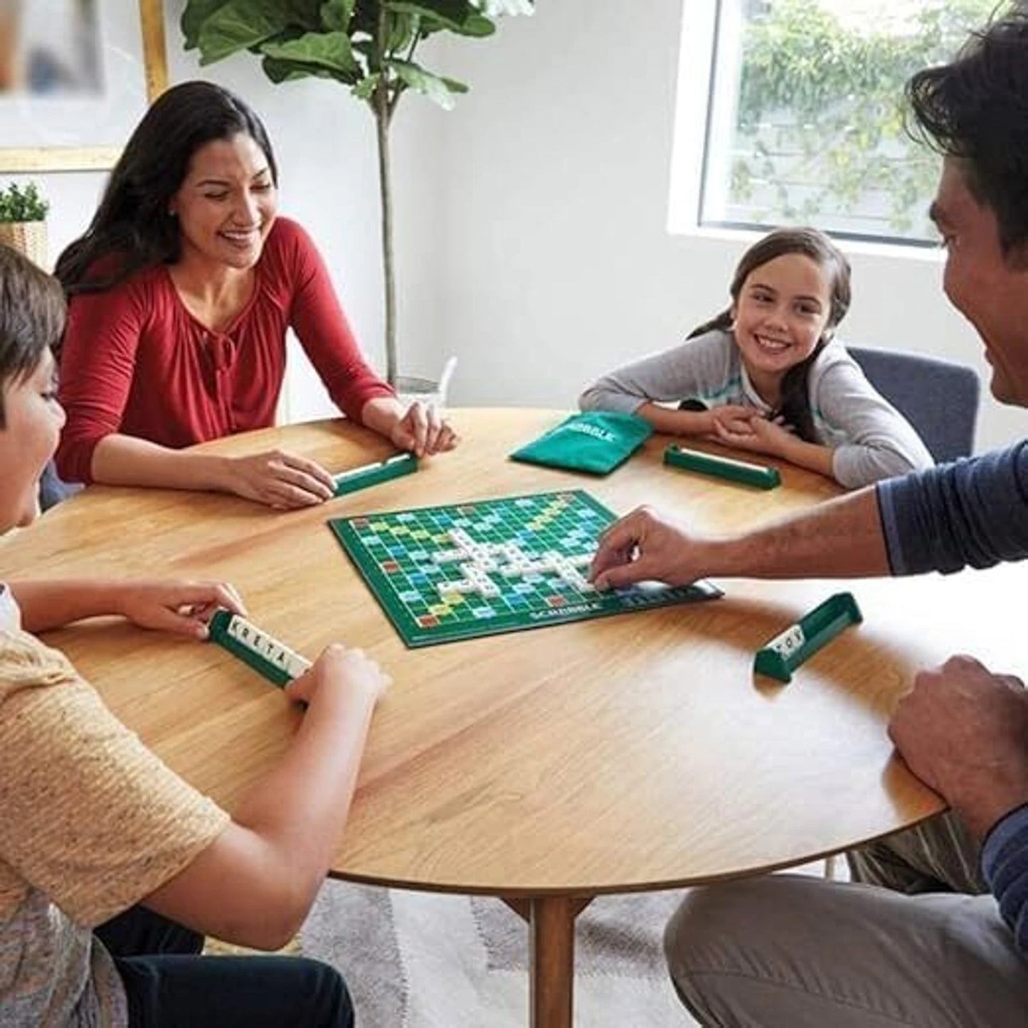 Scrabble Crossword Board Game - Educational, Word Games,Letters Game