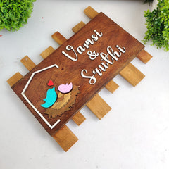 Customised Home Nesting Name Board For Home