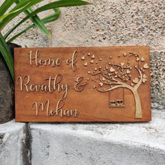 Customised Name Board - Tree model