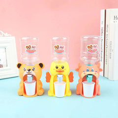 Cute Cartoon Vibrant Toy-Like Mini Water Dispenser Bottle Cooler Drinking Stand -Any 1