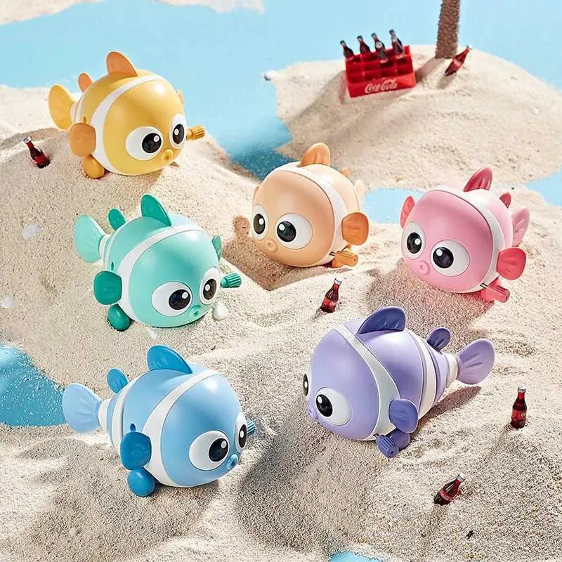 Cute Expression Clownfish Key Operated Windup Fish Toy Nemo - Any 1