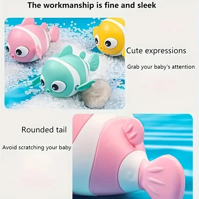 Cute Expression Clownfish Key Operated Windup Fish Toy Nemo - Any 1