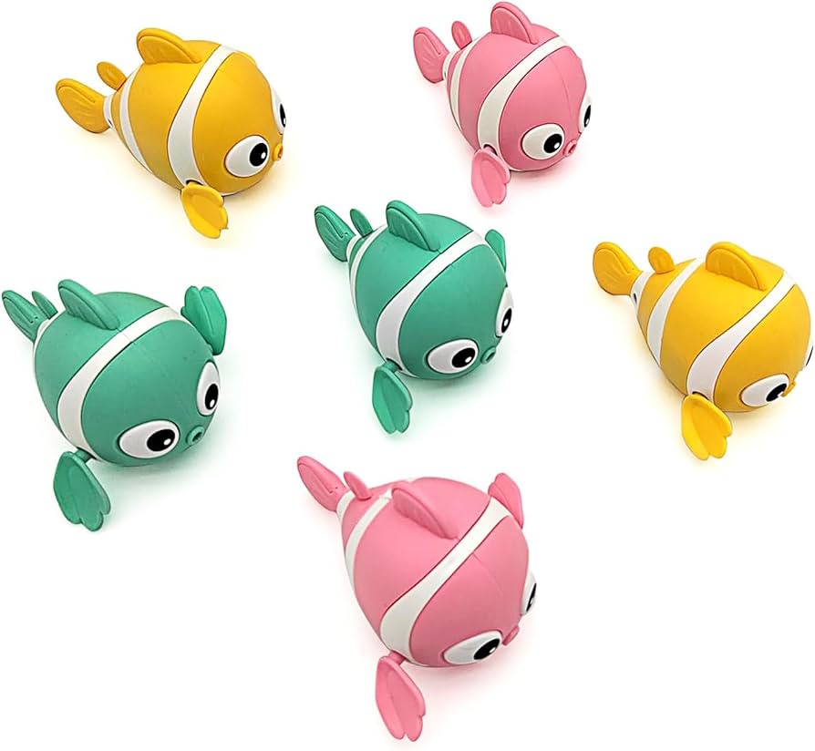 Cute Expression Clownfish Key Operated Windup Fish Toy Nemo - Any 1