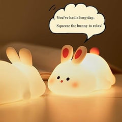 Cute Mini Sleeping Bunny Light Lamp - 1 piece