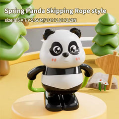 Cute Skipping Panda Key Operated Toy - 1 Piece skipping panda