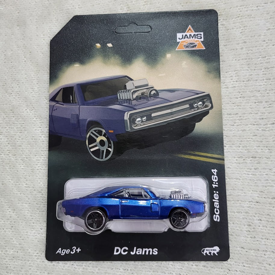 DC Jams 1:64 Scale Blue Dodge Challenger - Any 1