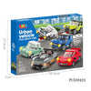 DIY 522 Pcs Building Brick 3D Assembly Cars for Boys, Pull Back Car Building Blocks -6 Different cars can be made