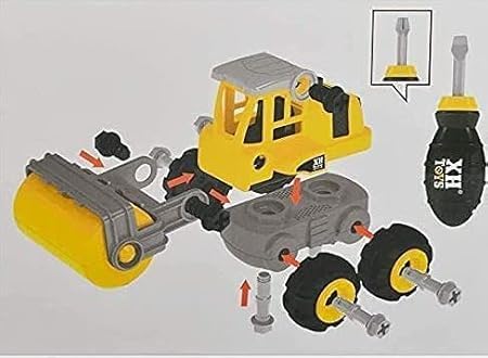 DIY Medium Size Unbreakable Construction Set Truck Toy JCB Toys Dumper Toy Vehicles Truck for 3+ years