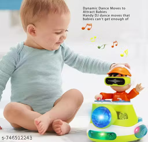 DJ Coco Musical Toy DJ Music & LED Lights | Bump & Go Action | for Kids & Toddlers