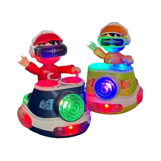 DJ Coco Musical Toy DJ Music & LED Lights | Bump & Go Action | for Kids & Toddlers