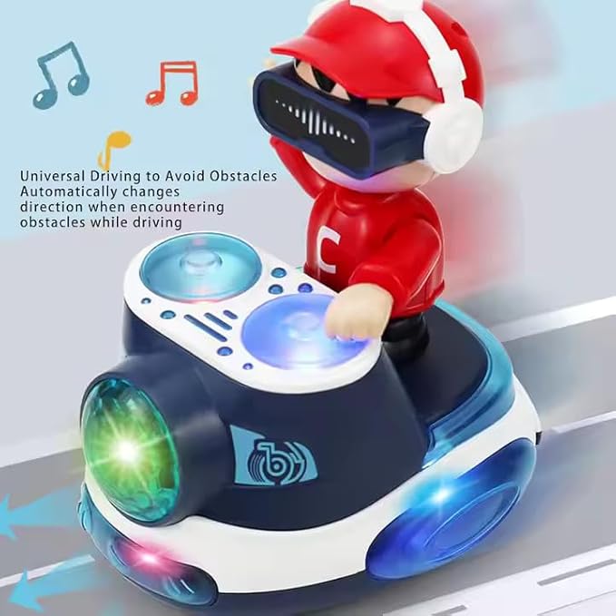 DJ Coco Musical Toy DJ Music & LED Lights | Bump & Go Action | for Kids & Toddlers