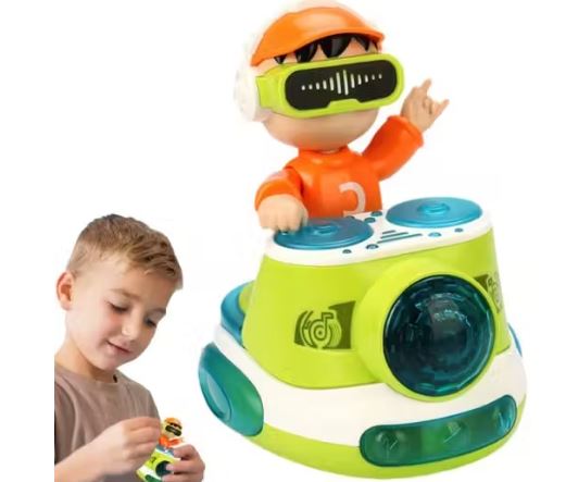 DJ Coco Musical Toy DJ Music & LED Lights | Bump & Go Action | for Kids & Toddlers