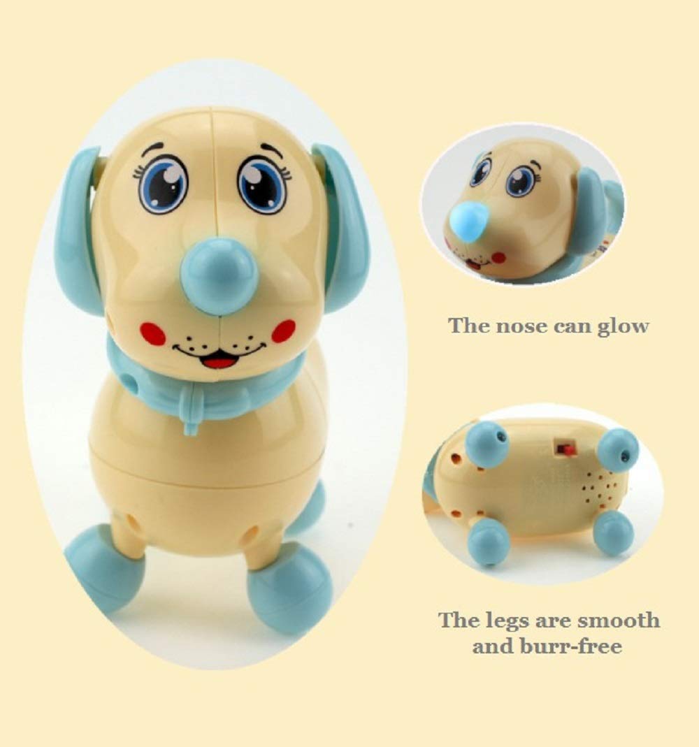 Dancing Dog Toy with Music Flashing Light Toy – Walking Puppy Toys for Kids- Any 1