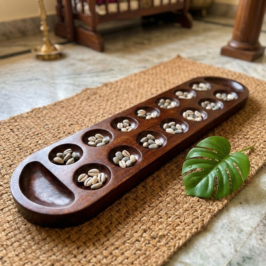 Dark Brown Special Wooden pallanguli Big premium - Without Choli
